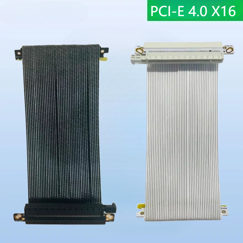Itx Gpu Riser Pcie 4.0 16X - Super Velocidade 4.0 Alta Compatível Fio