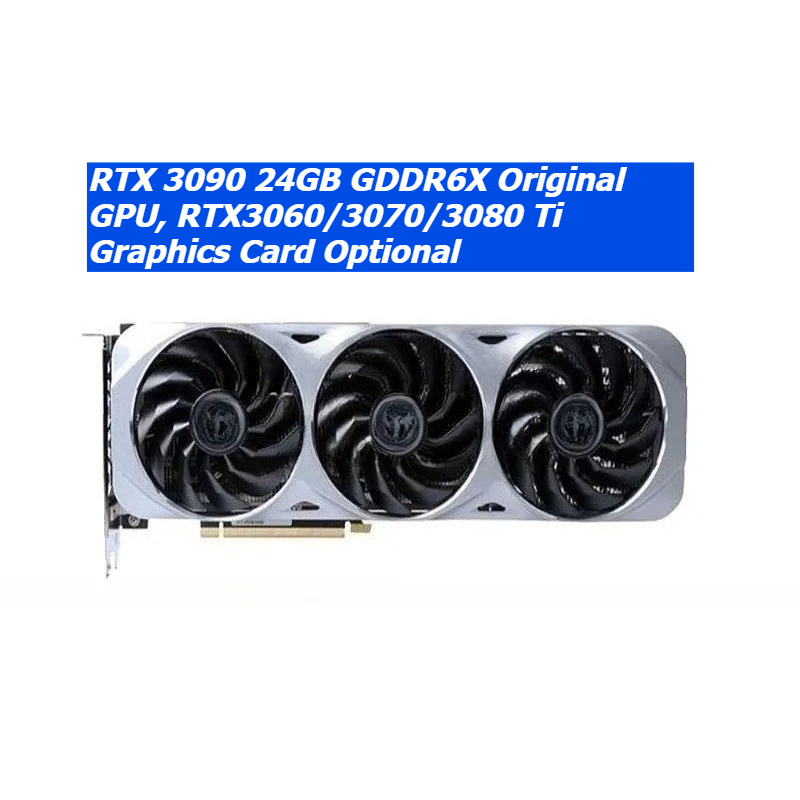 Graphics Card 24Gb Gddr6X - Placa Gráfica Original RTX 3090 24GB