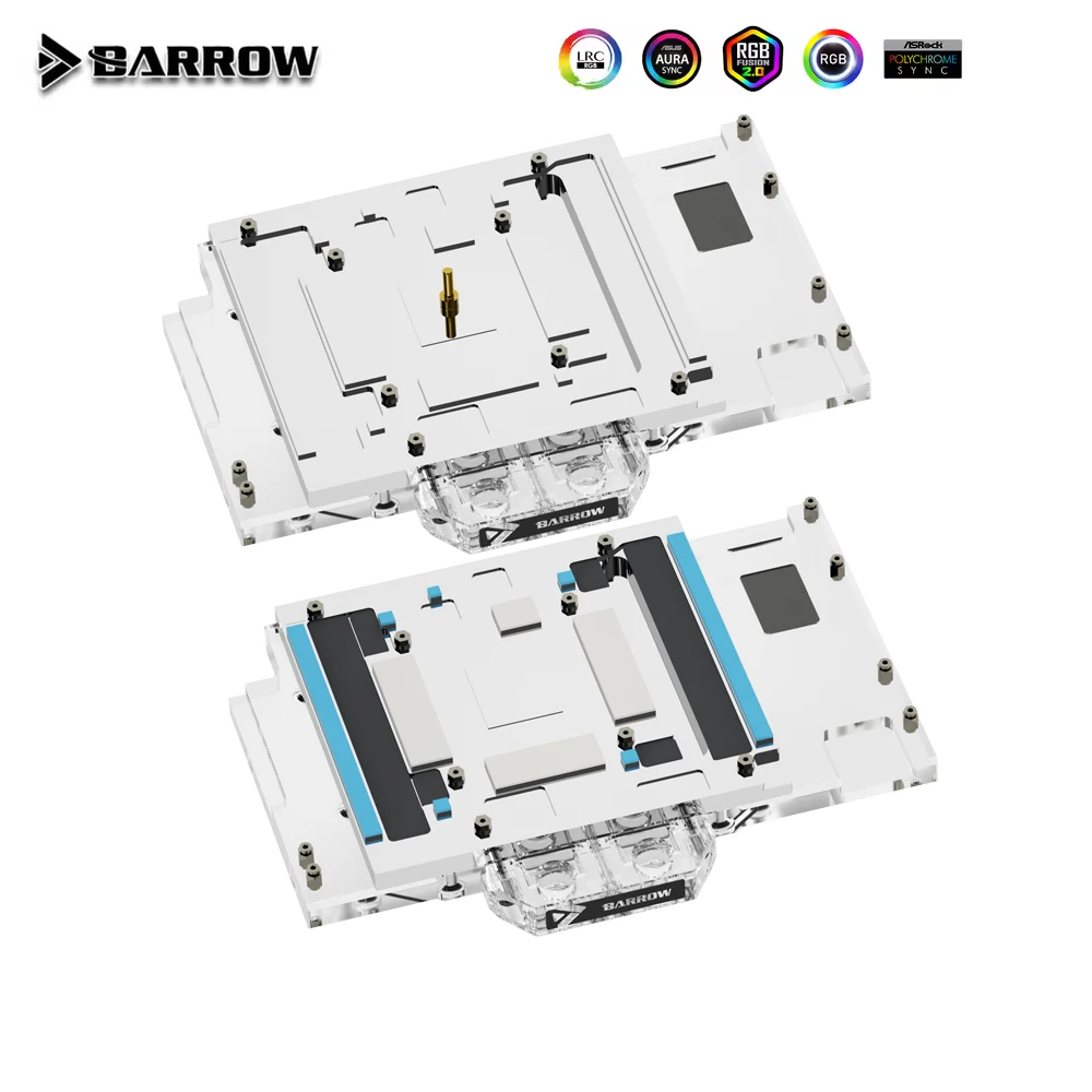 Rtx 4090 Water Block - Barrow cobertura completa gpu bloco de