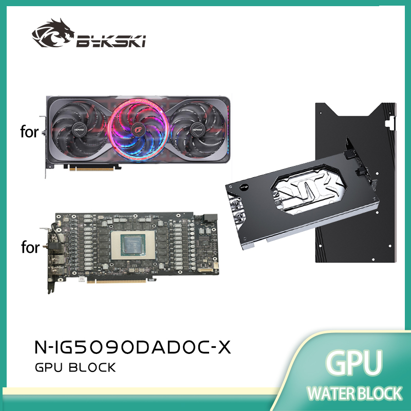 Rtx 5090 32Gb - Bloco de GPU Bykski para Placa