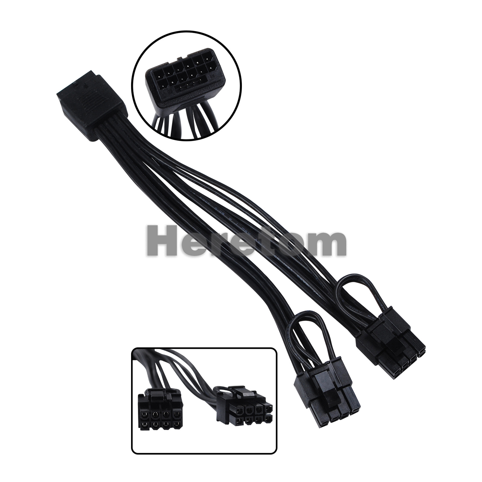 Dual 8Pin To 16Pin 12Vhpwr Cable - Heretom novo cabo adaptador de placa